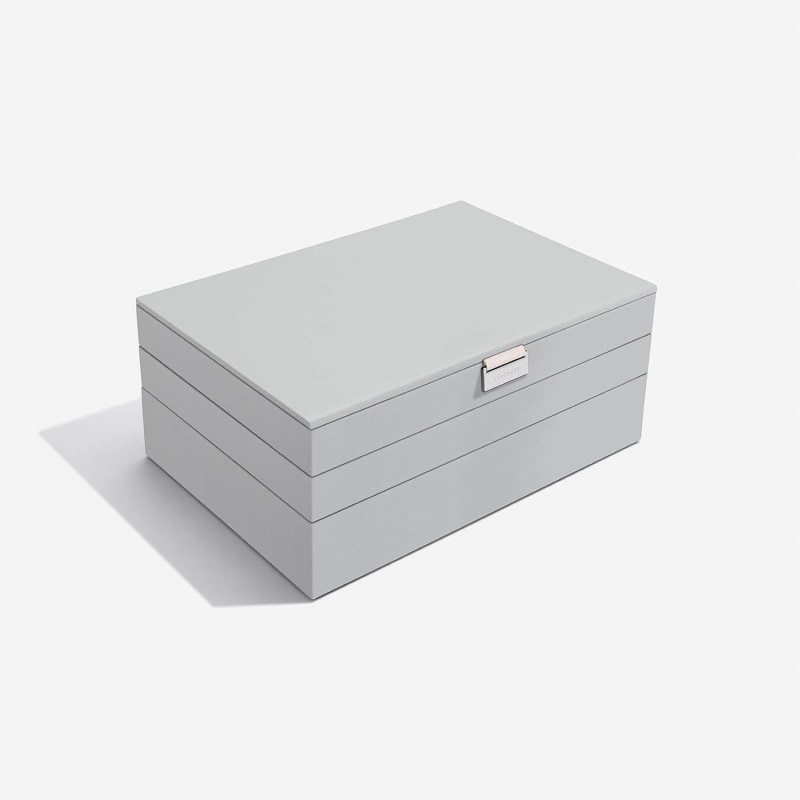 Thumbnail of Stackers Pebble Grey Supersize Jewelry Box Set Of Three image
