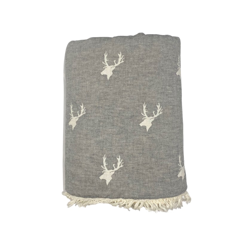 Stag fleece blanket sales