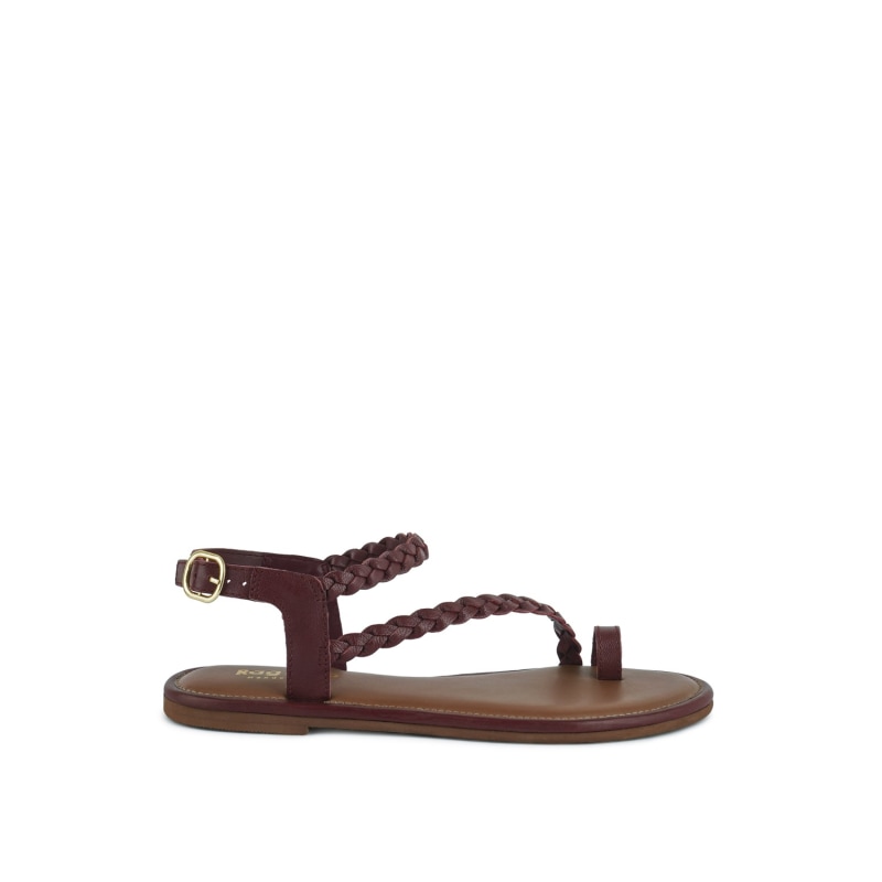 Chic Leather T Strap Thong Sandals For Womens