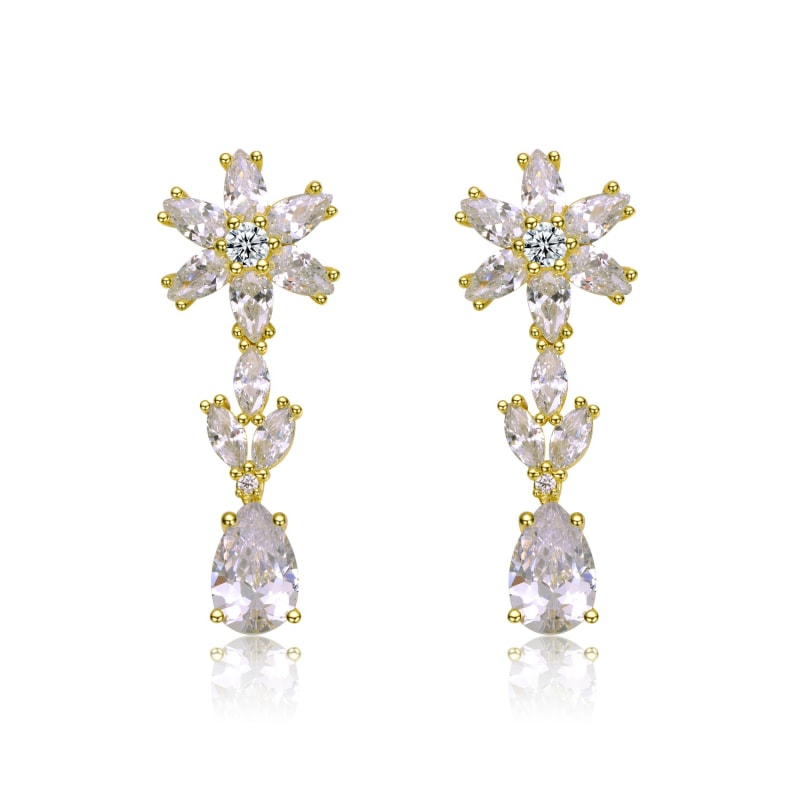 Silver formal earrings hotsell