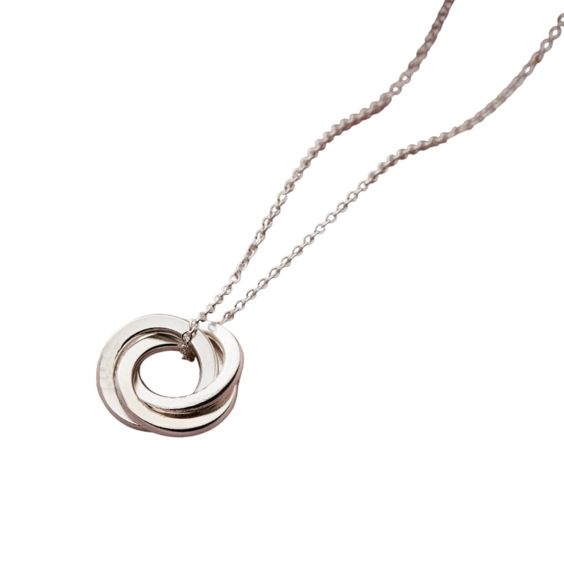 Sterling Silver Padlock Charm Necklace by Posh Totty Designs