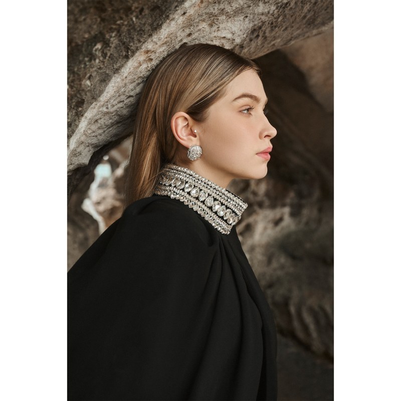Thumbnail of Stone Collar Cape & Full Dress image