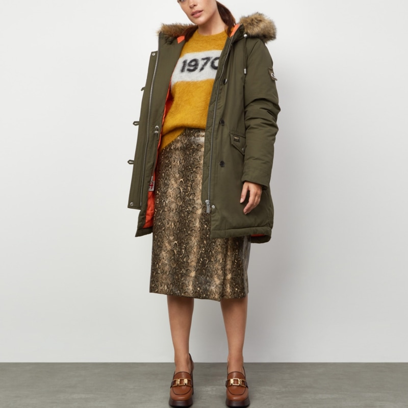 Thumbnail of Stormont Faux Fur Parka - Green image