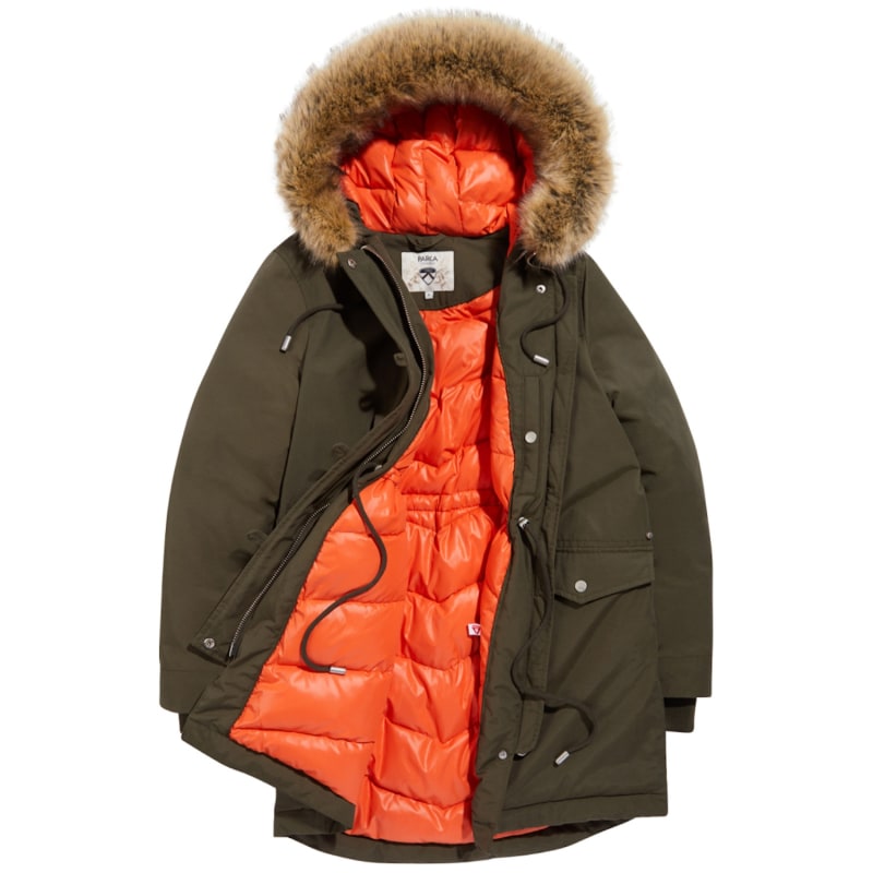 Thumbnail of Stormont Faux Fur Parka - Green image