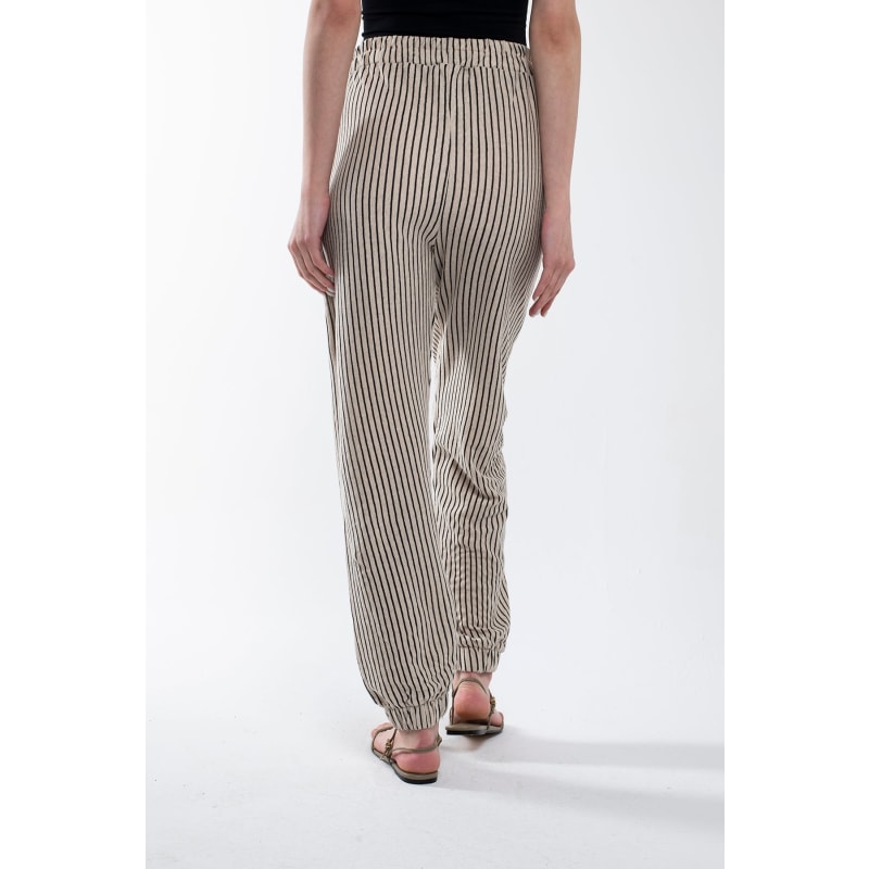 Thumbnail of Striped Linen Pants With Elastic Legs image