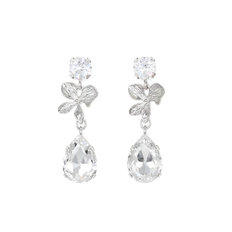 Thumbnail of Crystal Orchid Earrings image