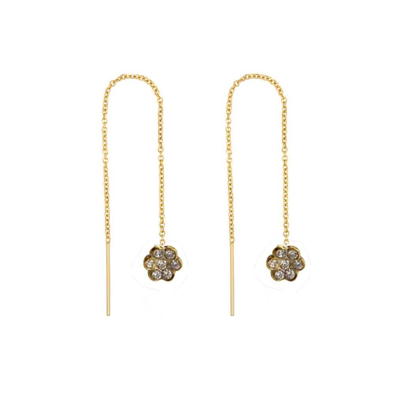 Sundance Diamond Threader Earrings by Lily Flo Jewellery