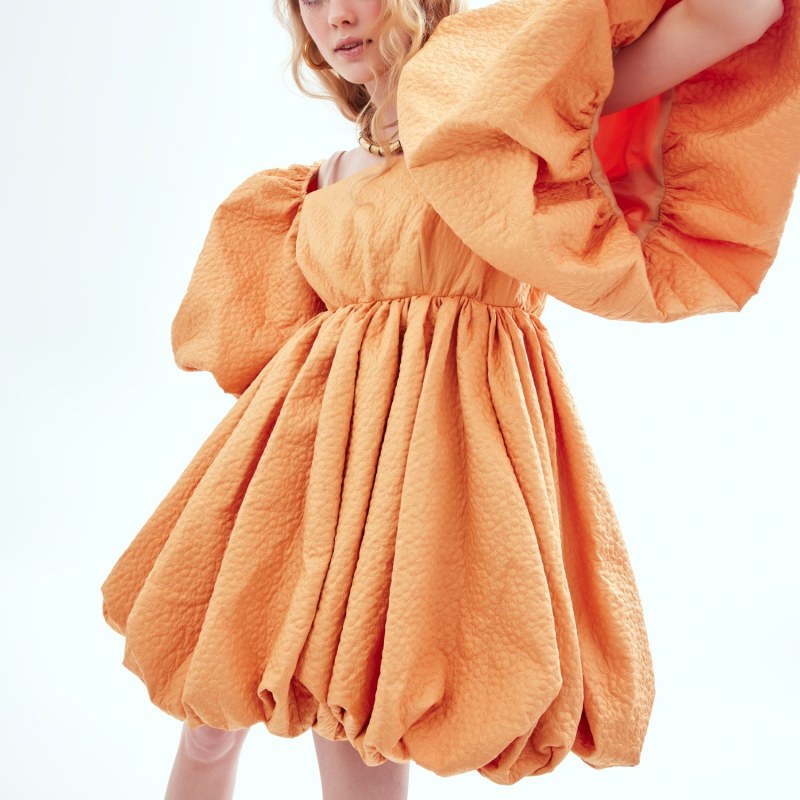 Thumbnail of Sunflower Balloon Dress Orange image