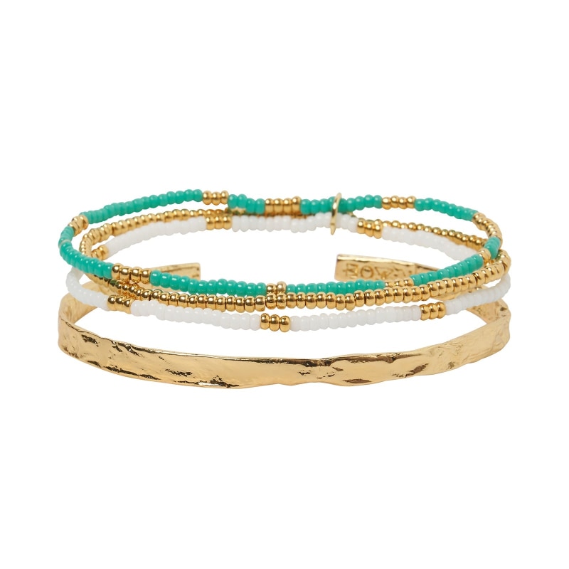 Sunshine Bracelet Stack - Ocean, ARMS OF EVE