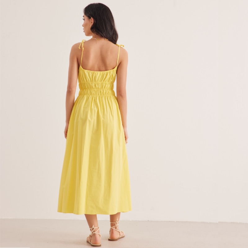 Thumbnail of Sunshine Cotton Dress - Yellow image