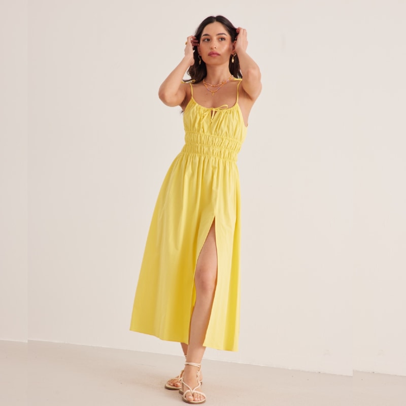 Thumbnail of Sunshine Cotton Dress - Yellow image