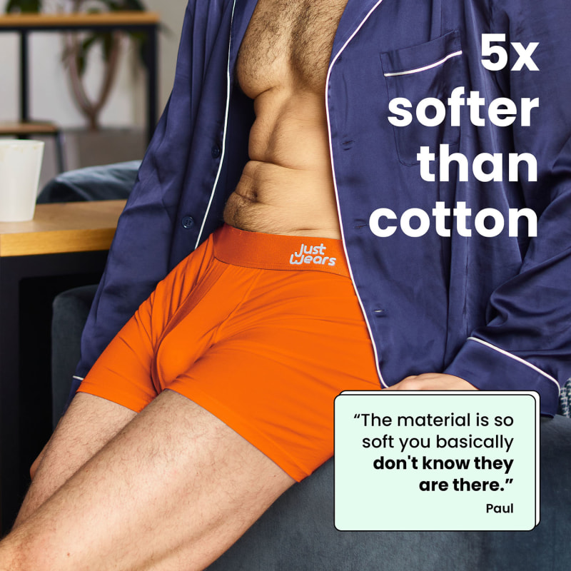 Super Soft Boxer Briefs With Pouch - Anti-Chafe & No Ride Up