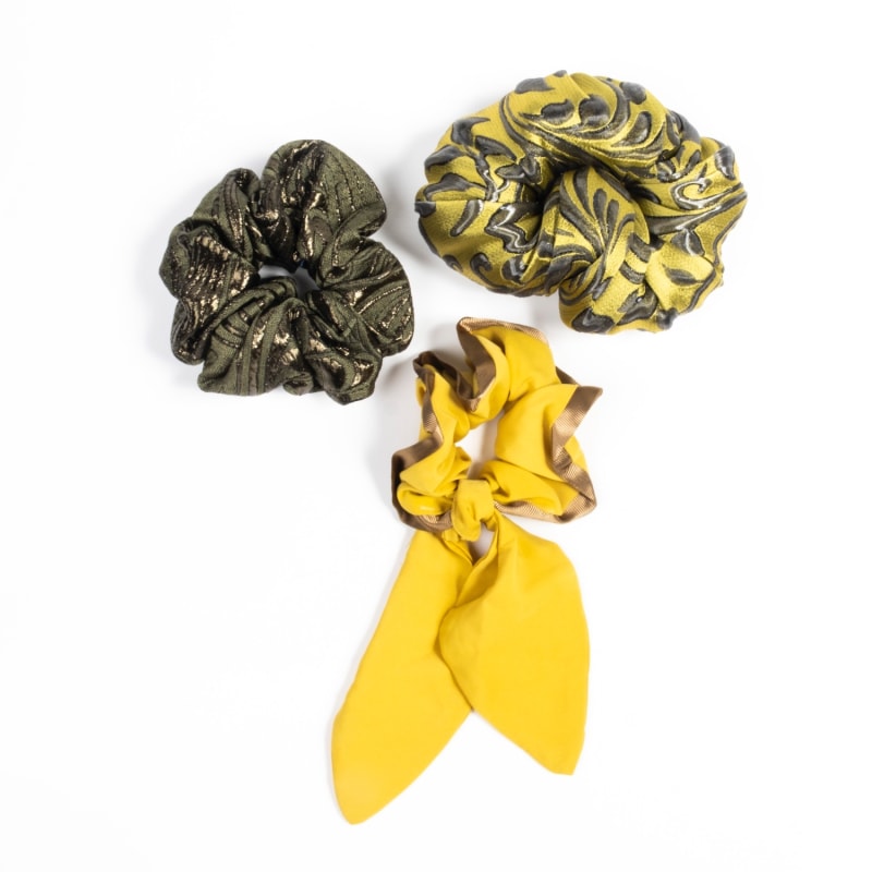 Thumbnail of Yellowish Hair Accessories Set Of Three image