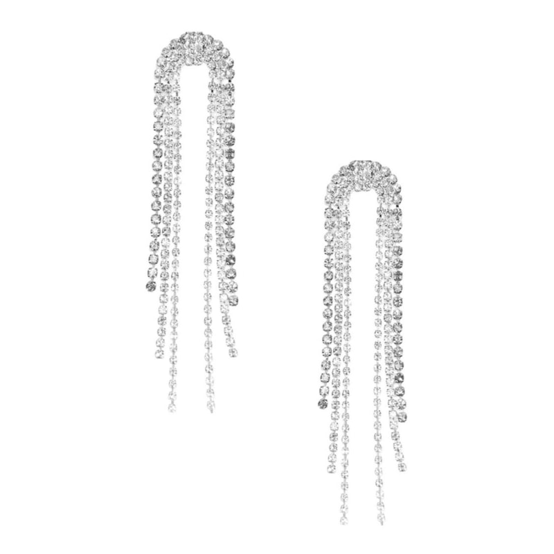 Crystal dangle 2024 drop earrings