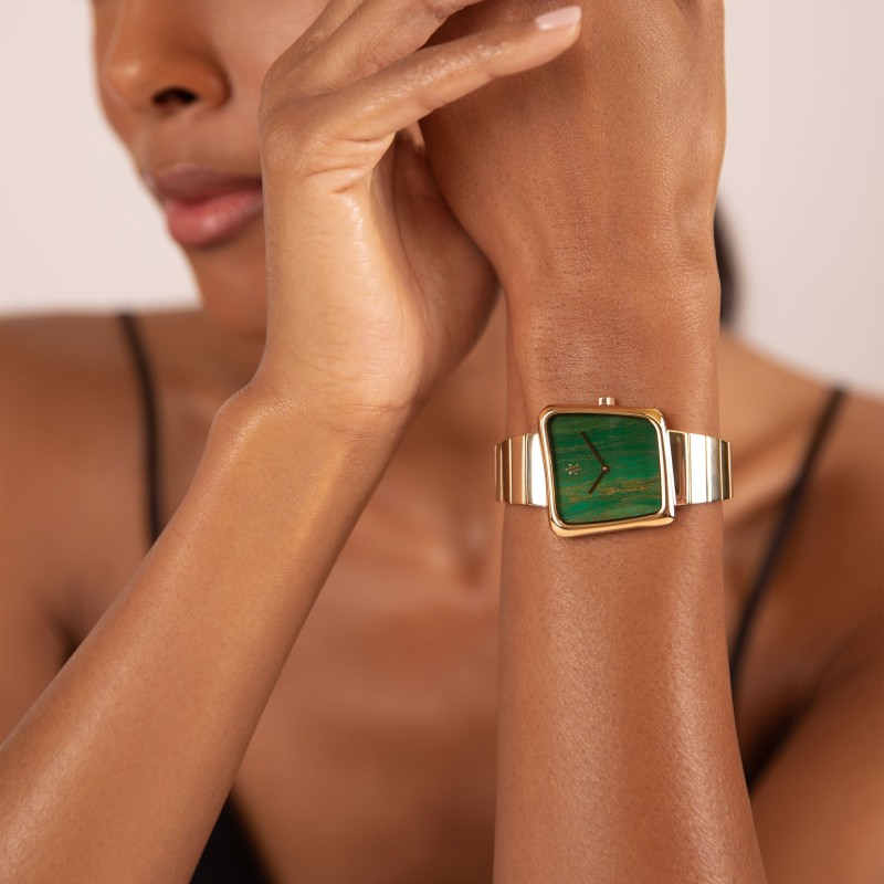 Thumbnail of Nebula Jade Watch - Gold image