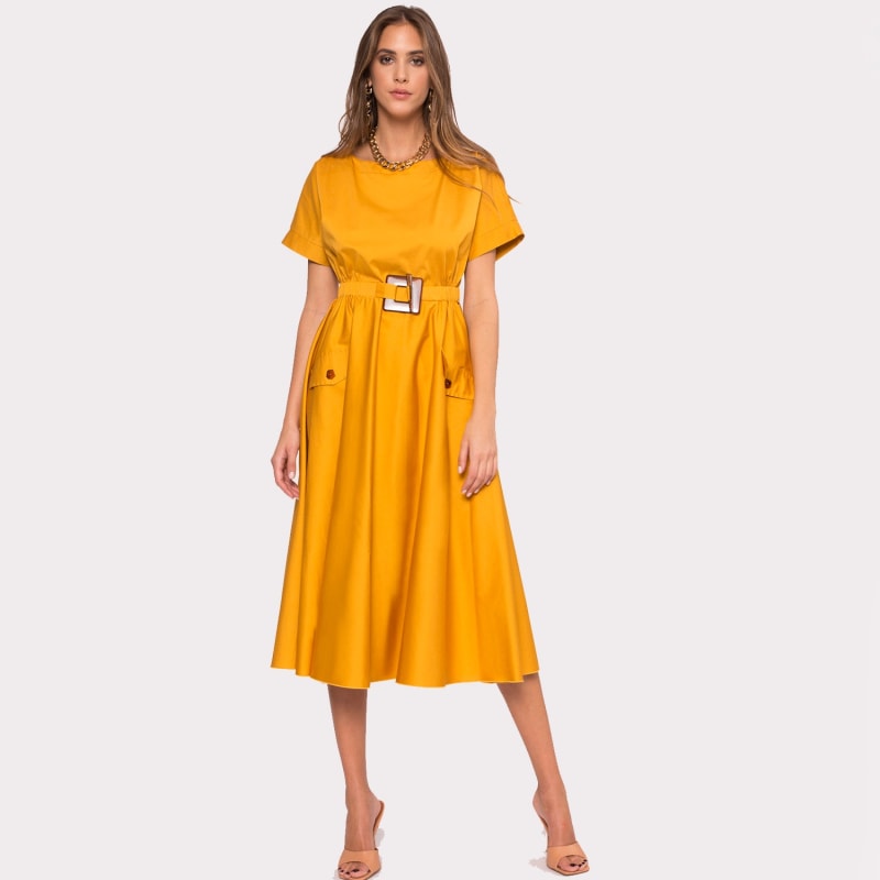 Thumbnail of Poplin Midi Dress image