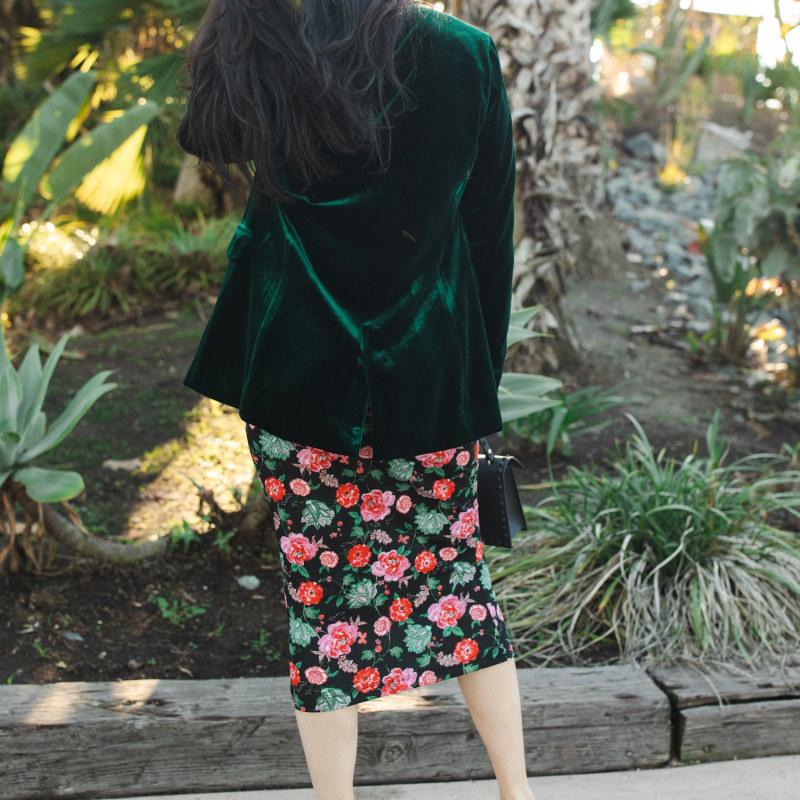 Thumbnail of Sweet Brier Floral Pencil Skirt image