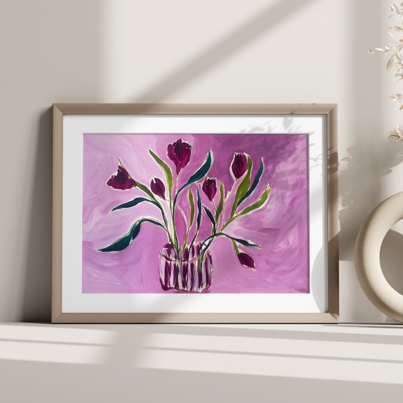 Thumbnail of Sweetheart - Abstract Floral Print image