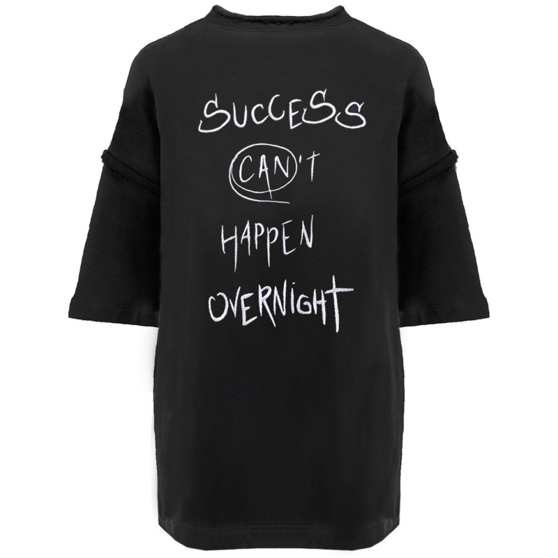 Thumbnail of Success Embroidered Black Women's T-Shirt image