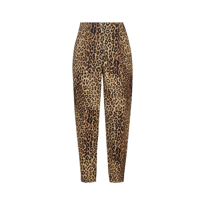 Thumbnail of Nocturne Leopard Print Slouchy Pants image