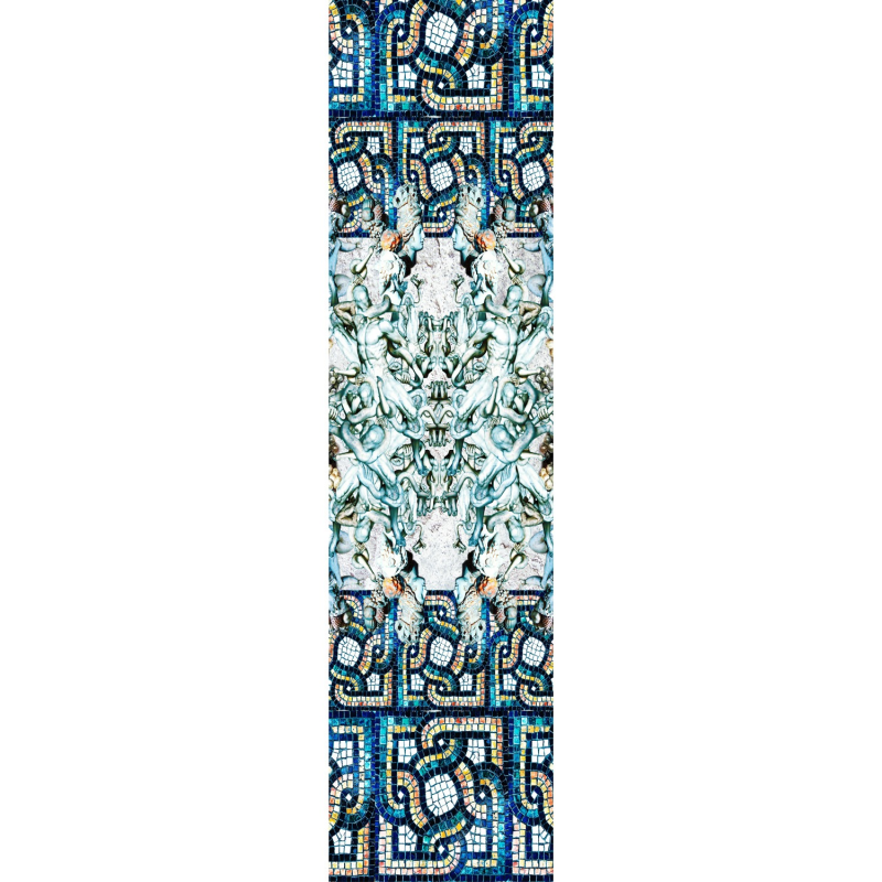 Thumbnail of Statues & Mosaics Skinny Silk Scarf image