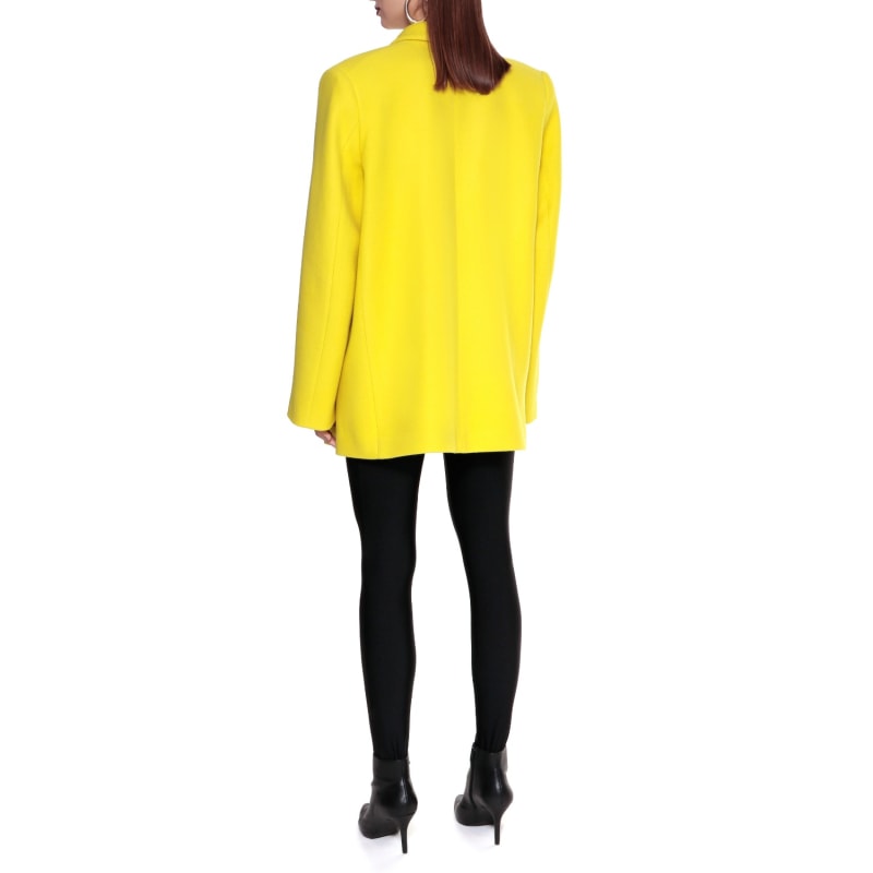 Thumbnail of Nicole Fun Yellow Oversized Outdoor Blazer image