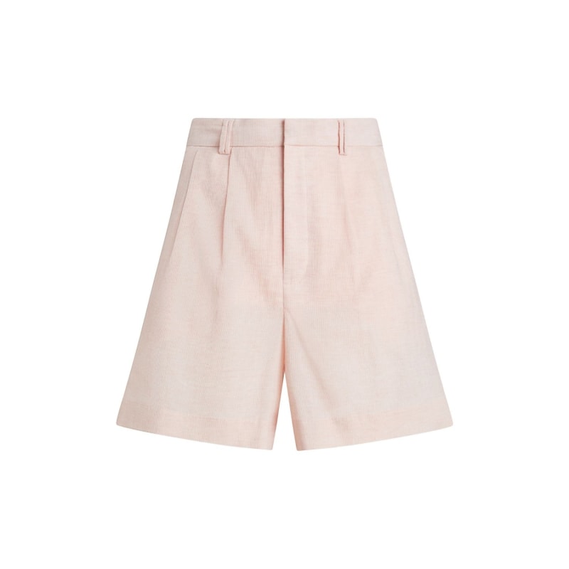 Thumbnail of High Rise Lightweight Tailored Shorts - Light Pink image