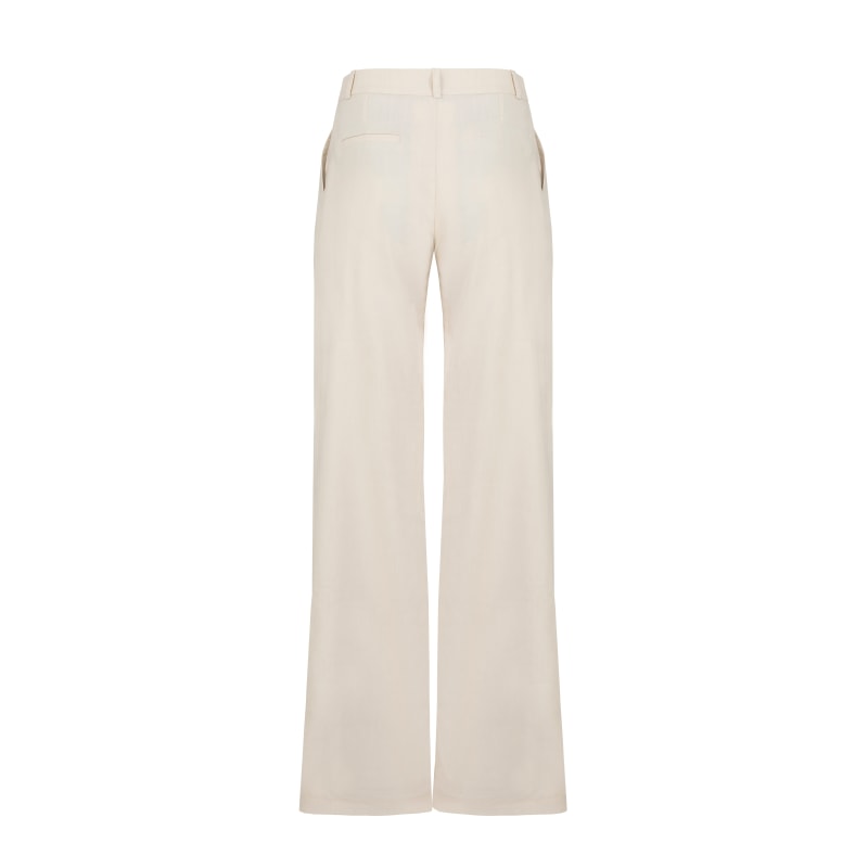 Thumbnail of Tailored Wide-Leg Pants In Sandy Beige image