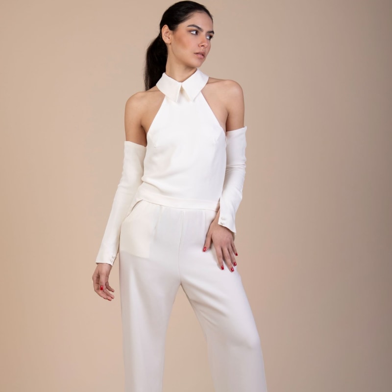 Thumbnail of Tamsyn Jumpsuit Set In Cream image