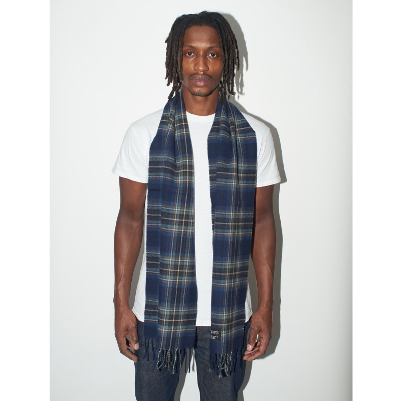 Tartan scarf mens top