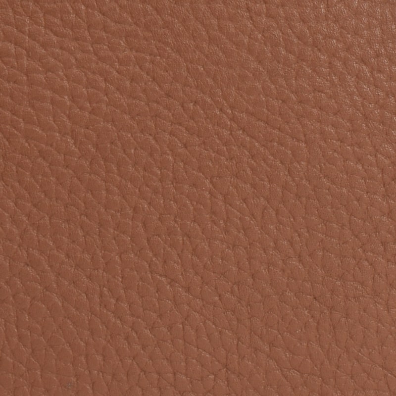 Thumbnail of Tan Leather Zip Around Half Moon Purse image