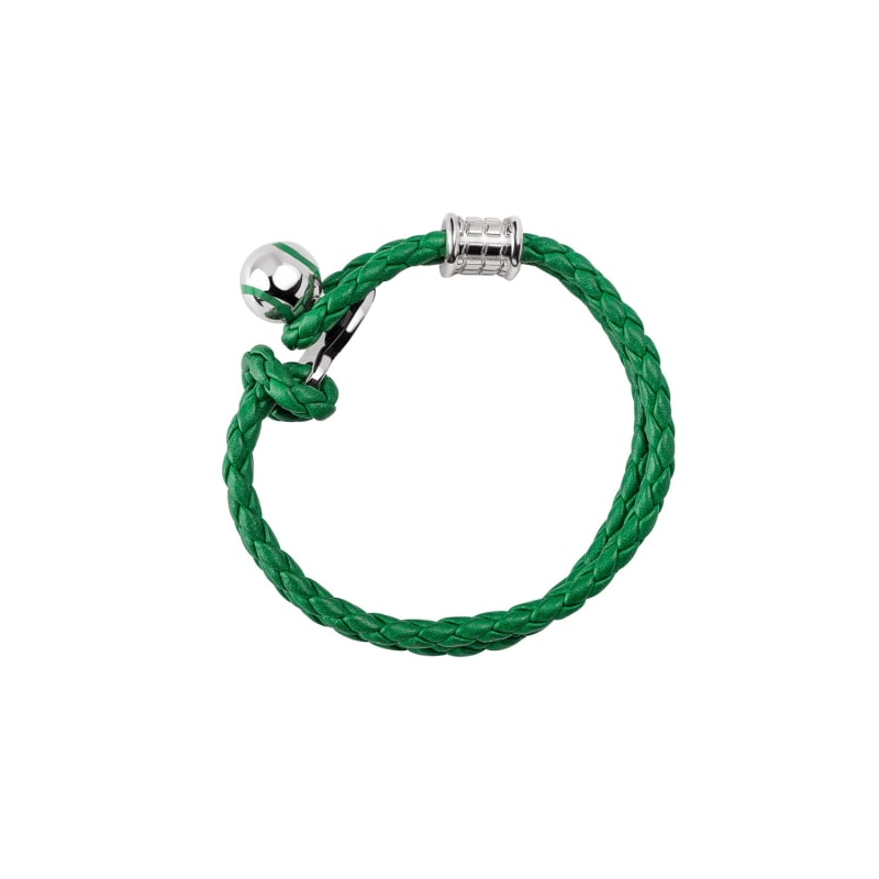 Thumbnail of Tane Tennis Green Leather Bracelet image