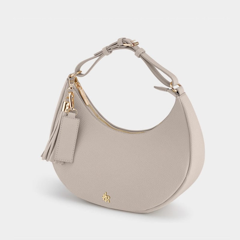 Thumbnail of Rudy Midi Half Moon Bag - Taupe image