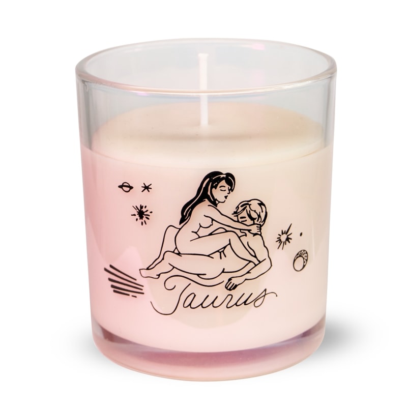 Thumbnail of Taurus Zodiac Scented Massage Oil Candle image