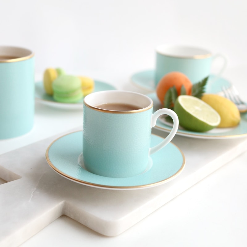 Thumbnail of Charlotte - Set Of Two Espresso Cups & Saucers image