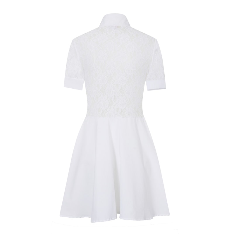 Thumbnail of White Cotton Lace Dress image