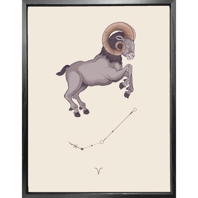 Thumbnail of 'Aries Zodiac' Fine Art Print A5 image