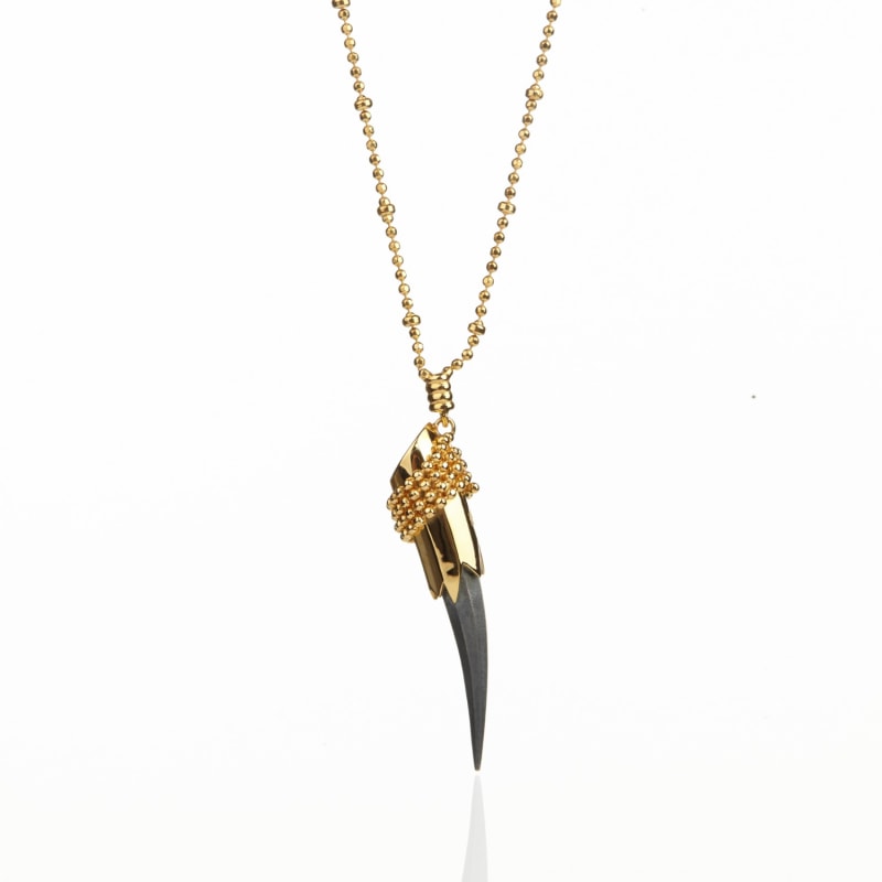 Thumbnail of Single Claw Pendant Gold image