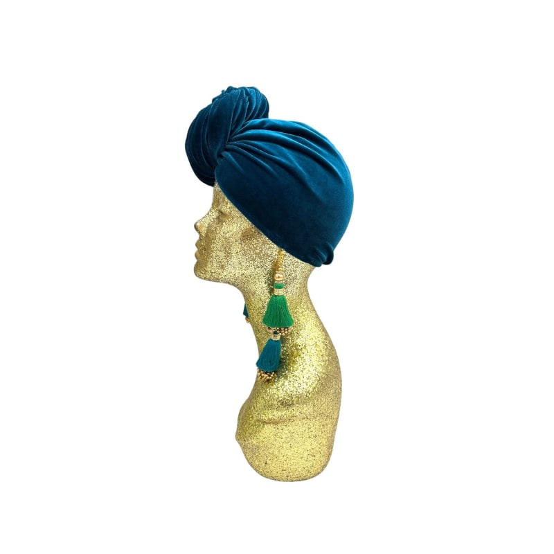 Thumbnail of Teal Mini Dorado Turban image