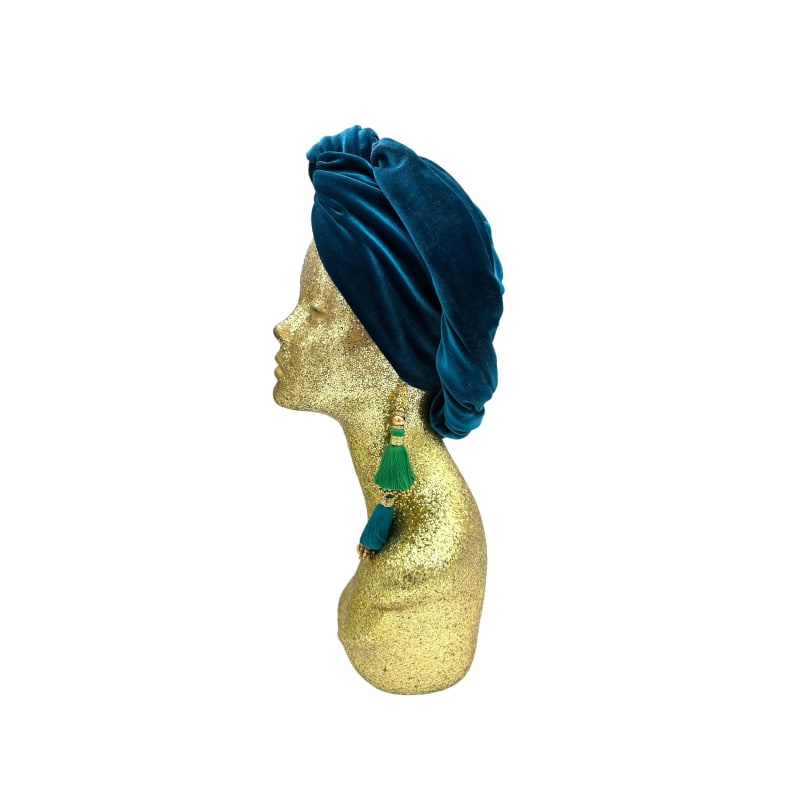 Thumbnail of Teal Mini Dorado Turban image