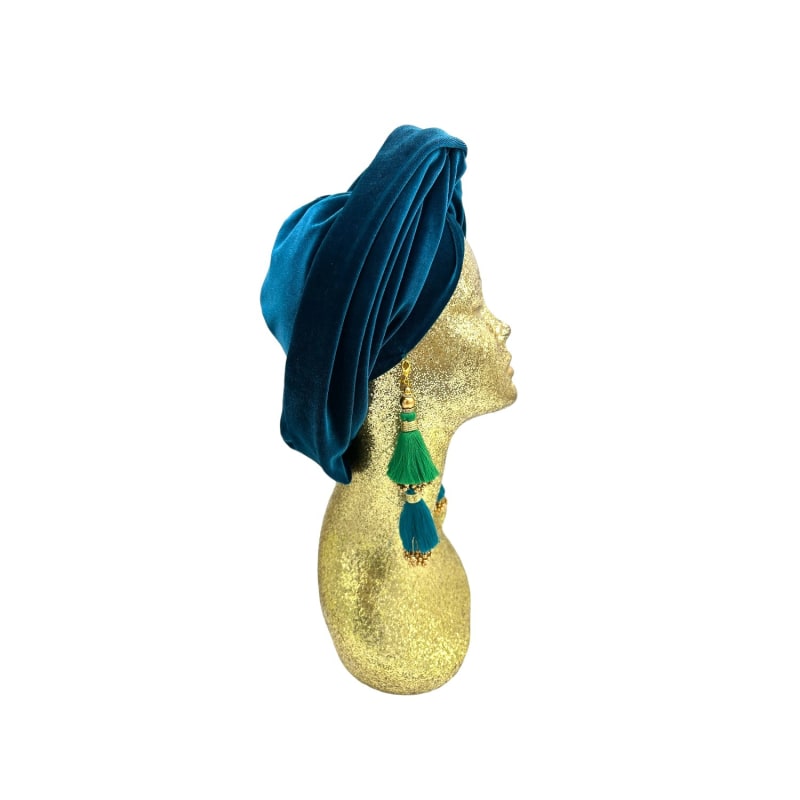 Thumbnail of Teal Mini Dorado Turban image