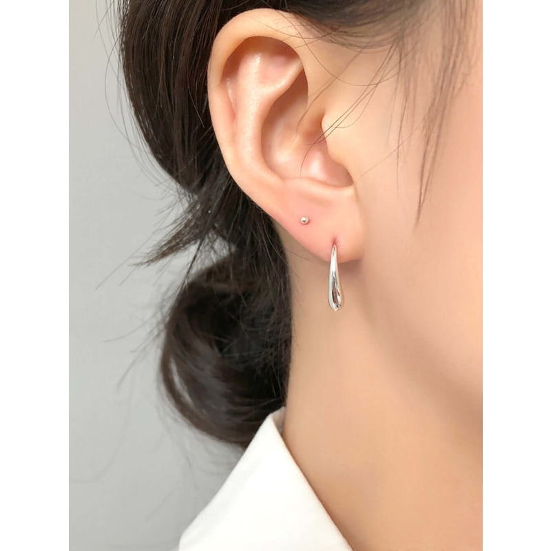 Thumbnail of Silver Teardrop Earrings image