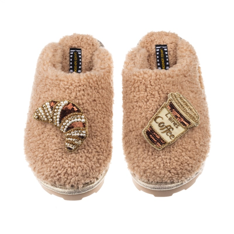 Towelling toe post slippers hot sale