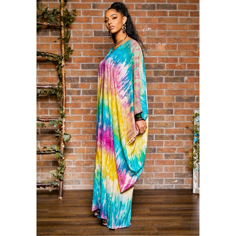 Thumbnail of Nora Tie-Dye Caftan Dress image