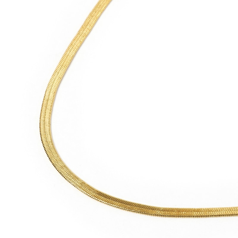 Thumbnail of Sylvia Gold Snake Chain Necklace image