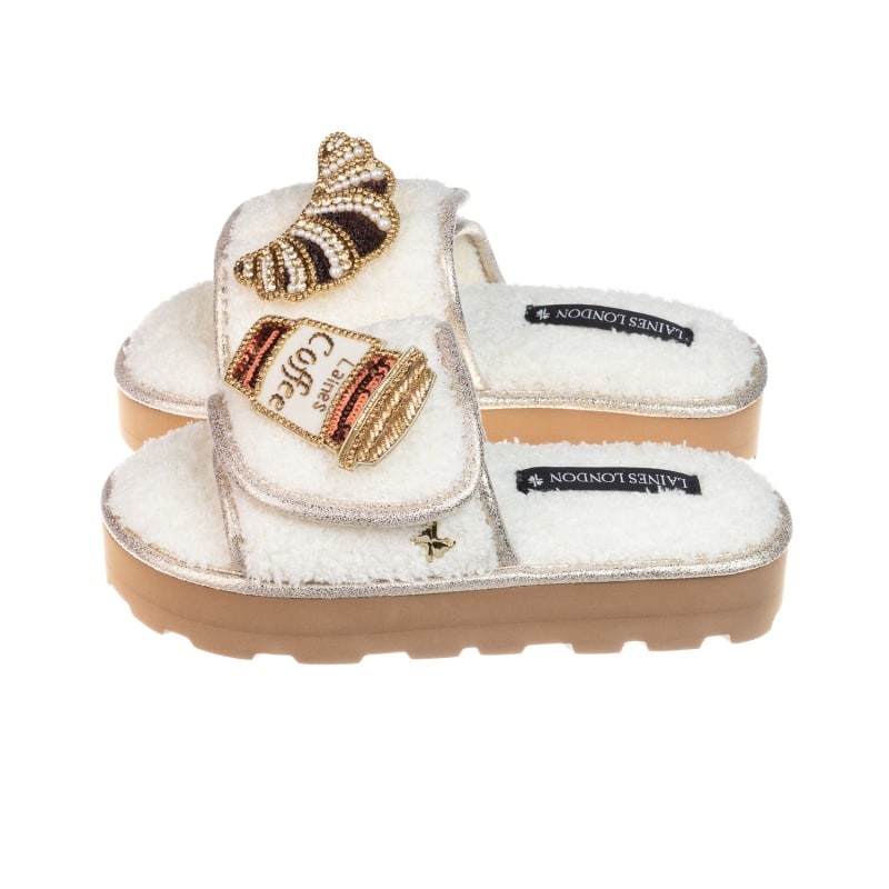 Cream flatforms hot sale