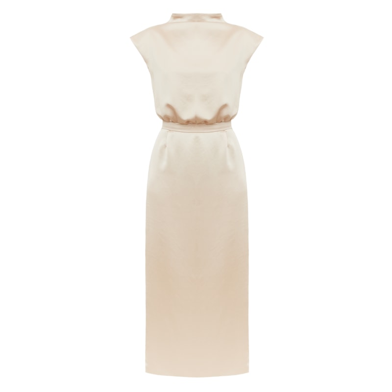 Dress the population tessa halter midi dress hotsell