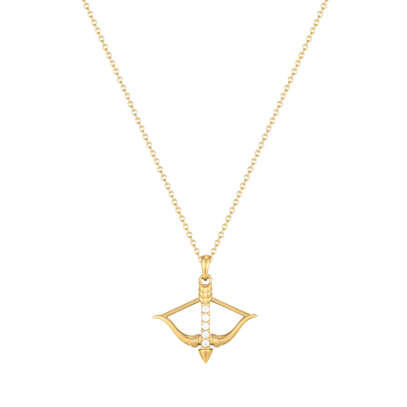 Sagittarius zodiac sign shop necklace