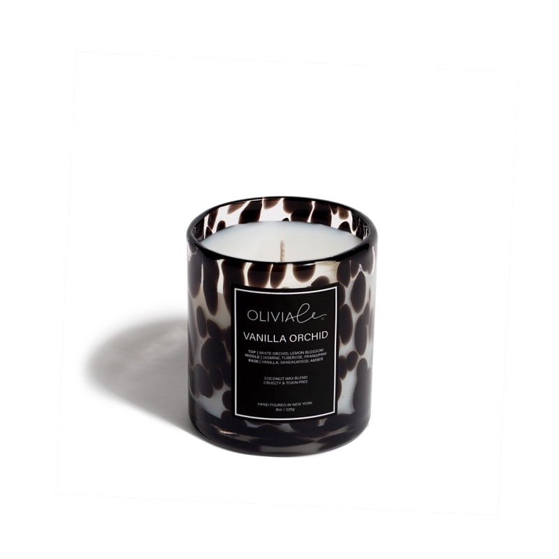 Thumbnail of Vanilla Orchid Leopard Candle Small image