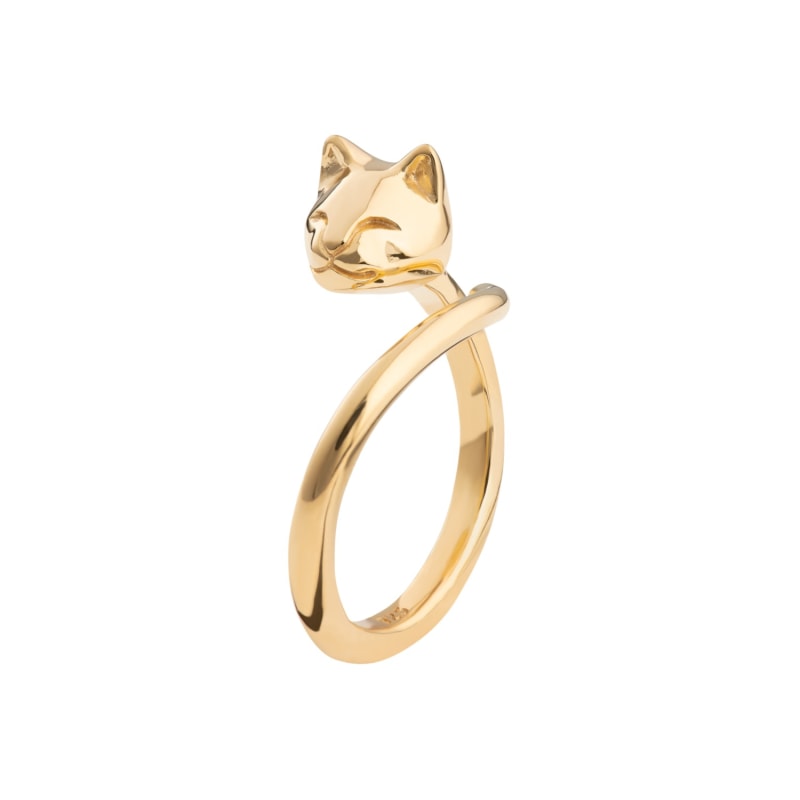 Thumbnail of Gold Plated Cat Ring image